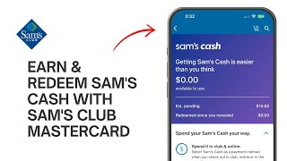 How to Earn & Redeem Sam's Cash with Sam's Club Mastercard