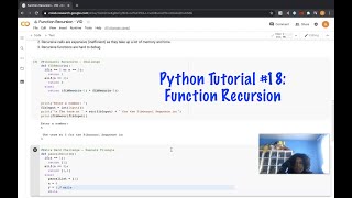 Python Tutorial: #18 - Function Recursion