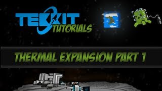 Tekkit Tutorials - Thermal Expansion - Pulverizer, Sawmill, Powered Furnace and More!