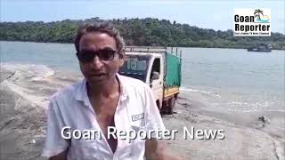 Goan Reporter News: Locals commuting via Keri to Terekhol face problem due to improper Ferry ramp.