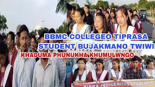 KHUMULWNGO KHADUMANI RALLY TISF BAI TSF, BBM COLLEGE O TIPRASA RWNGSWRWNGNAI ROKNO BUJAKMANO TWIWI