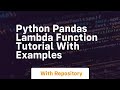 Python pandas lambda function tutorial with examples