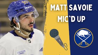 Matt Savoie Mic'd Up l 2022 Sabres Prospects Camp