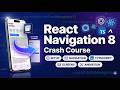 React Navigation v8 Crash Course — Liquid Glass, Stack Navigation, Tabs & More  (Part 1)