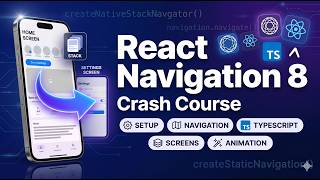 React Navigation v8 Crash Course — Liquid Glass, Stack Navigation, Tabs & More (Part 1)