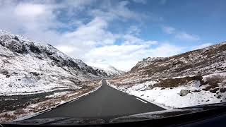 Driving on Norway Scenic Route-Aurlandsfjellet