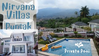 Nirvana Villas Puncak | Private pool | View pegunungan puncak