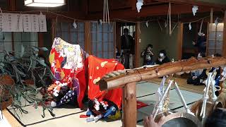 令和二年　畑田八幡宮　秋季例大祭（頭屋）　綾南の親子獅子舞保存会　中筋獅子組