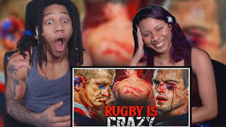 AMERICANS REACT TO THE MOST BRUTAL SPORT IN THE WORLD - RUGBY | Reaction!