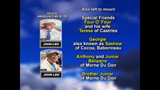 John Leo ~ Long Obituary