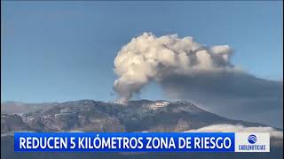 Aumentó la sismicidad al interior del volcán Nevado del Ruiz