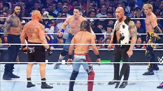 WWE_Smakdown_9_March_2025_Roman_Reigns_VS._John_Cena_VS._Brock_Lesnar_VS._The_Rock_VS._