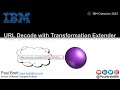 Decode URL encoded strings with Transformation Extender