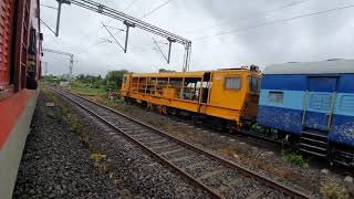 Sarola to daund chord line uncut train jourmey || WAP7 honking|| 22140 Ajni-pune humsafar exp