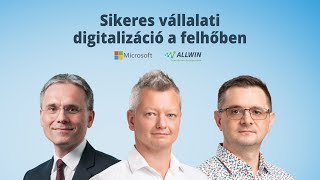 Sikeres vállalati digitalizáció a felhőben webinár | SQL Szerver Biztonság