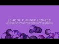 Student Planner Setup: Flip-Thru Of Our School Planner For Distance Learning | Discbound Planner