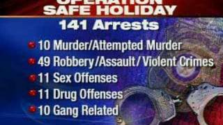 'Operation Safe Holiday' Arrests