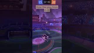 Clean play with backwall banger and double touch  #shorts