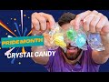 Trying the viral Silky Gem Crystal Candies #pridemonth #candy #silkygem