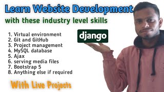 Python django web development | Learn full stack web development | MySQL | GITHUB by Coding India