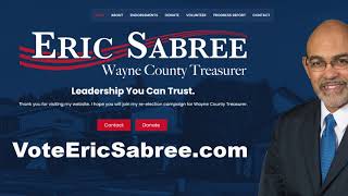 Re-Elect Eric R. Sabree for Wayne County Treasurer