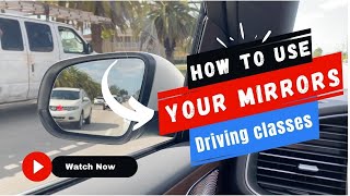 How To Use Your Mirrors|Beginner Driving Lesson.Driver's License