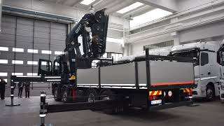 Consegna Nuovo Arocs Mercedes-Benz con allestimento GRU COPMA 1400 9j6