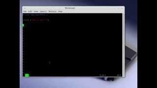 How to make and run a python3 2 script in Linux using vim