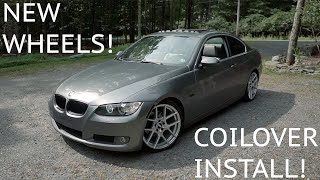 INSTALLING COILOVERS ON BMW E92!