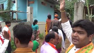 BJP's house to house campaigning in Banamalipur (Agartala).