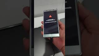 Sony Xperia XZ2 Premium Your Device is corrupt It cannot be trusted and will not boot solve