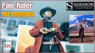 Pale Rider 1/6 Scale Figure Details Video. The Preacher. Clint Eastwood. Sideshow Collectibles.