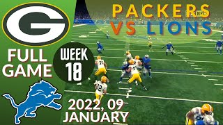 🏈Green Bay Packers vs Detroit Lions Week 18 NFL 2021-2022 Full Game | Football 2021