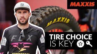 Tire choice is key 🛞🔑