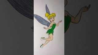 🎨 Painting Tinker Bell! Bringing Pixie Dust to Life ✨🧚‍♀️ #art #painting #tinkerbell ​⁠@Disney