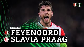Six-goal thriller in Rotterdam... | Highlights Feyenoord - Slavia Praag | #UECL 2021-2022