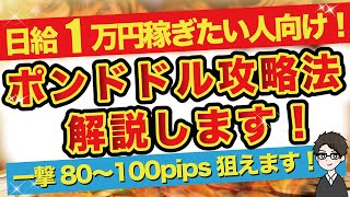 【FX】ポンドドルで使える損小利大手法教えます！【ドル円】【USDJPY】【GOLD】【ユーロドル】【XAU USD】