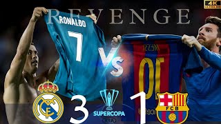 REAL MADRID 3-1 BARCELONA Spanish Super Cup 2017 [4k 60fps]