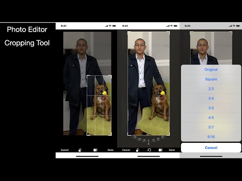 How to Create Photo Editor/ Cropping tool for images in SwiftUI