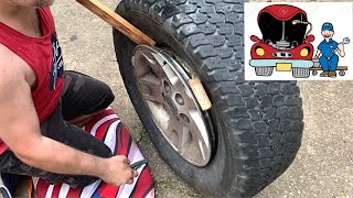 How To Break A Car Or Truck Tire Bead Fast With Little To No Tools