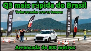 Audi Q3 mais rápida do Brasil na Arrancada da Fullpower Todos os Tempos no Rachas de 201 402 804 mts