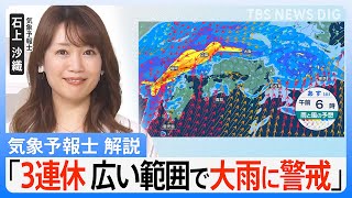 台風21号は温帯低気圧へ　3連休初日は警報級の大雨のおそれ【11月2日（土）～全国のお天気】｜TBS NEWS DIG