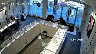 Masked Trio Ransack Jewelry Cases in Brazen Daylight Smash-and-Grab