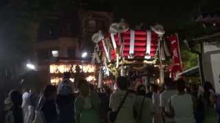 2013年　堺・菅原神社　ふとん太鼓④　北戸川　宮入（蔵入）