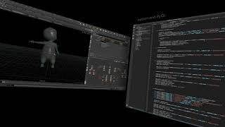 python script for character rigging in houdini
