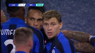 NICOLO BARELLA VS LAZIO PRESTAZIONI IN PARTITA