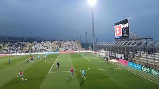 Gostujuća tribina na Rujevici prije derbija Rijeka - Dinamo