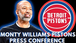 Monty Williams Detroit Pistons Introductory Press Conference Takeaways & MORE With Ledgie Sports