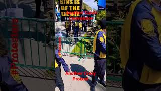 Wild Protests at Comic Con. #protest #comiccon #wondercon #religion #protesters #funny #disney #god