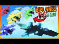 1 Fighter Jet Vs A Biplane SQUADRON!